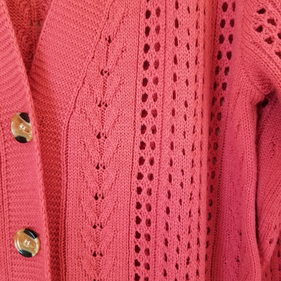 Milan Kiss Open Stich Cardigan Women Size L - Picture 14 of 15